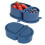 (Blue) Foldable Leak-Proof Silicone Sauce Box 1