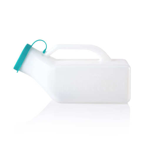 Easy Care Solutions Men's Urinal Bottle | 1000ml | Secure Cap | Pack of 1 2