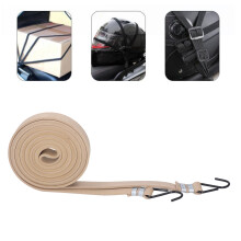 Heavy Duty Flat Bungee Cord 2.4cm Wide 4.6mm Thick 2.5m Elastic with Hooks