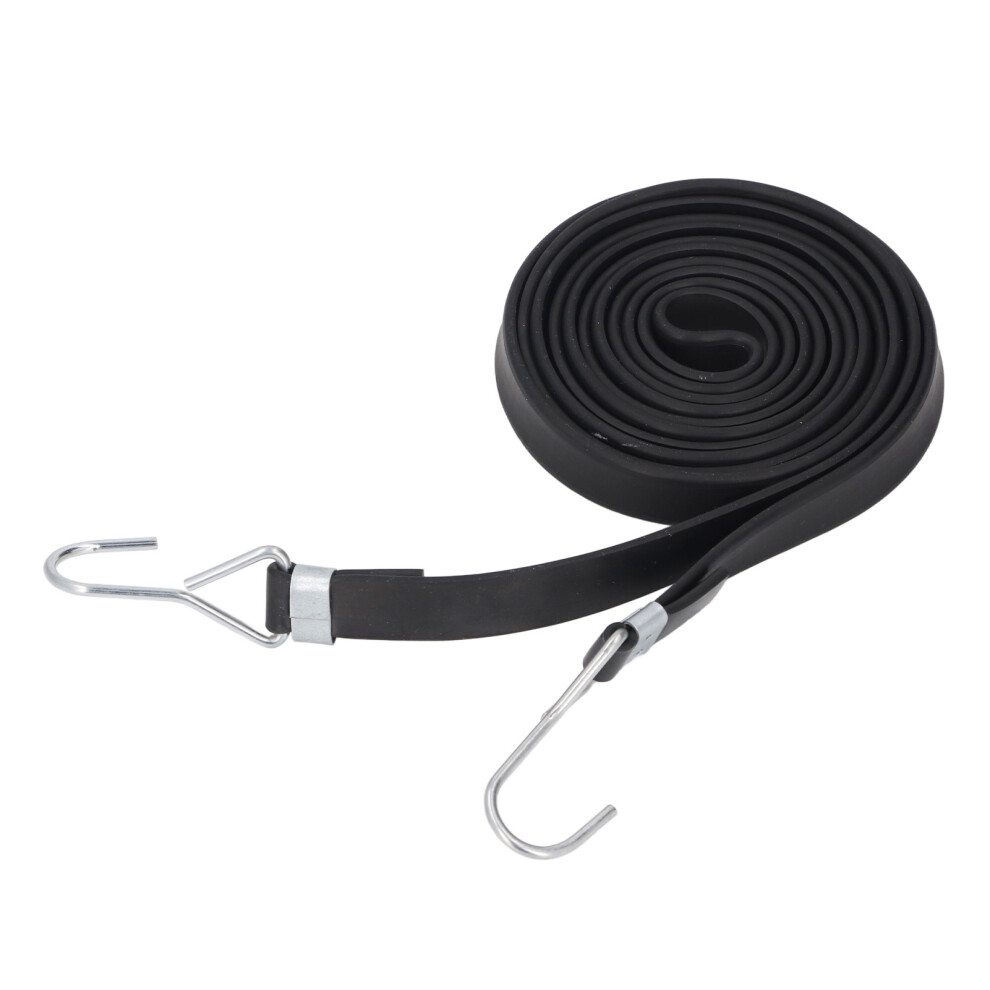 10Pcs Black 2Cm Heavy Duty Bungee Cords 2.5M For Outdoors 7901391239761