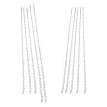 Acrylic Crystal & Pearl Bead Chain 14mm Octagonals for Celebrations 10 Strips