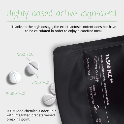 LactoJoy Lactase Tablets | Helps with Lactose Intolerance | 240 Pcs. 1
