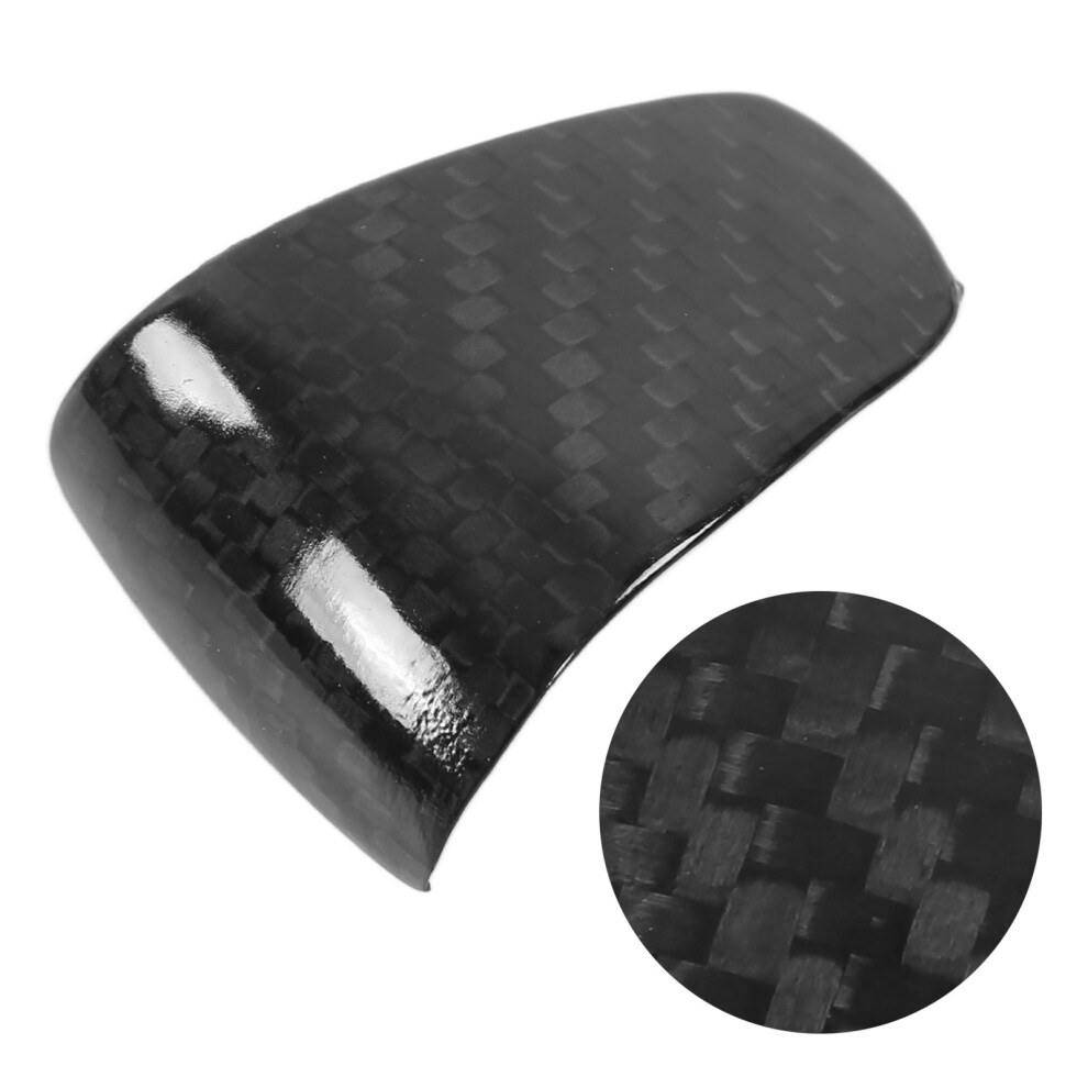 Carbon Fiber Shift Knob Cover For Ford Edge 2015-2018 Replacement 6951391240411