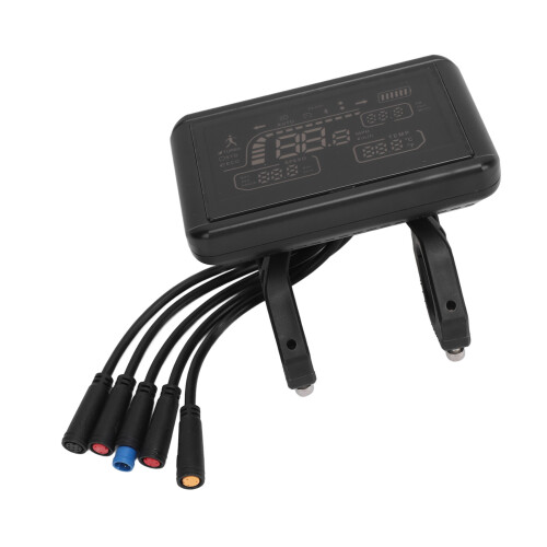 Electric Bicycle Display Panel Waterproof Speed & Power Indicator for E-Bikes