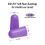 Mack's Slim Fit Ear Plugs (50 Pair) - Purple 2