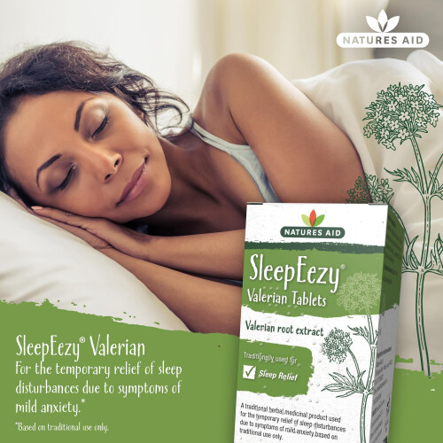 Natures Aid Natures Aid SleepEezy Valerian Root Extract 150mg – Traditional 1
