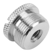 1/4 Frauen auf 5/8 Männer Kupfer-Schraubadapter, Silber, langlebig
