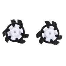 56Pcs  Shoe Spikes Pins Non-Slip Turn Fast Twist Screw Spike Accessories  Supplies Black + White