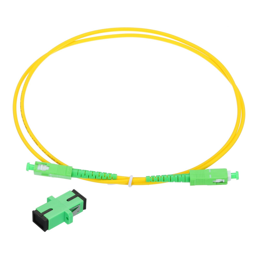 Sc/Apc To Sc/Apc Os2 Single Mode Fiber Optic Patch Cable 1M Lszh Simplex Jumper For Network And Telecom 9771547619963