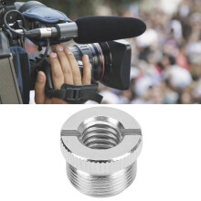 Mikrofonständer-Adapter 3/8" Innengewinde auf 5/8" Innengewinde mit Eisen-Schraube