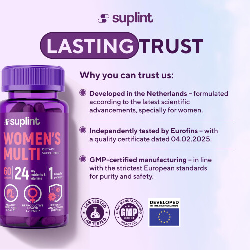 High-Potency Multivitamin Capsules for Women - Multivitamins A-Z Complex with Vi 1