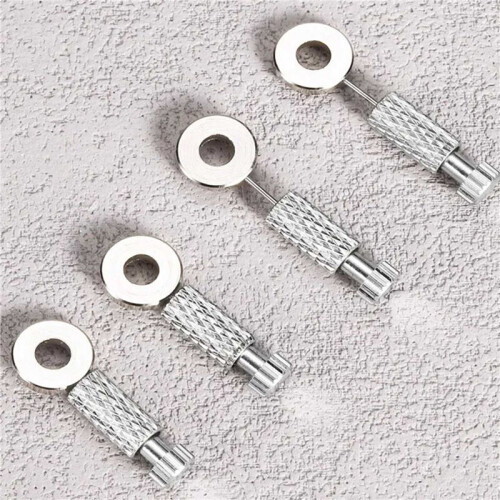 12Pcs Leather Suture Positioning Needle DIY Tool Suture Fixed Position Needle Leather Fixed Suture Needle 0-6mm 2