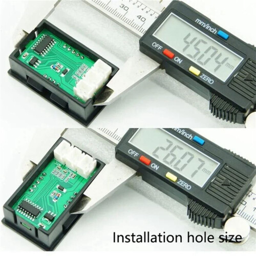 2X  Direct Current 4-28V Digital Thermometer Double Display Detectors Snowmobile Candle Temperature A 1