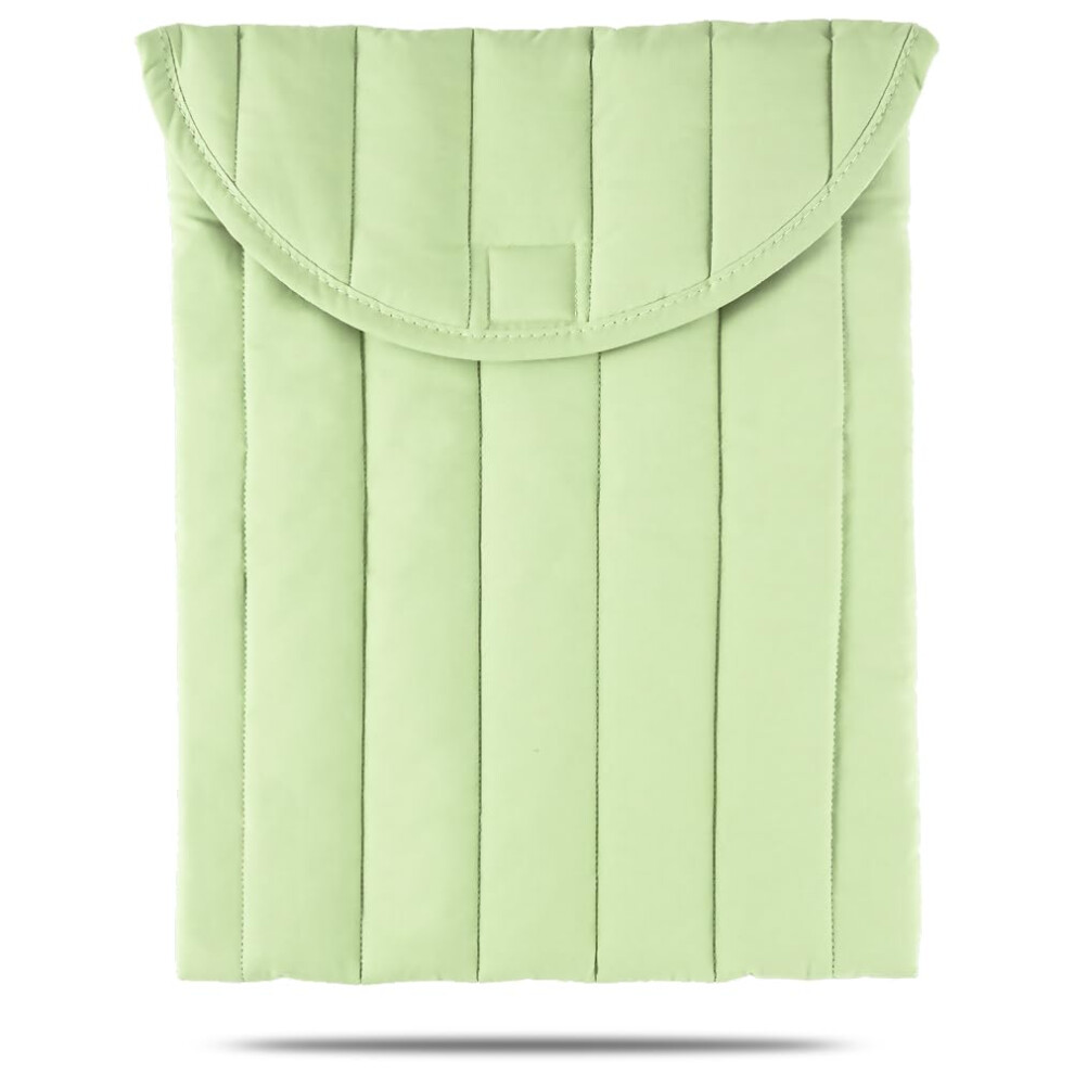 1314 Inch Laptop Sleeve Mint Shockabsorbing Protective Case With Soft Cotton Interior And Pockets For Macbook Air And Dell Green 9330225070047