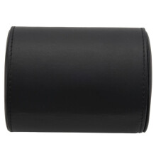 6X Black Necktie Neck Tie Storage Case Travel Gift Box Cylinder Shape