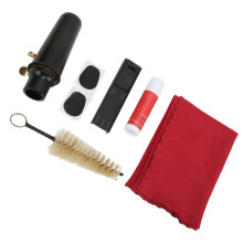 Alto Saxophone Mouthpiece Kit with Tooth Pad Brush ABS+Reed