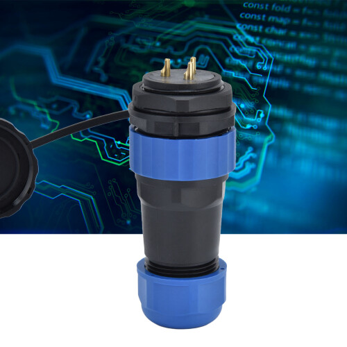IP68 Waterproof Aviation Plug Socket 380V 25A 3-Pin, 28mm