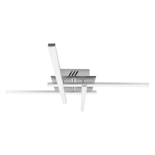 140 LEDs Ceiling Light Modern Silver 52cm 25W Bright White