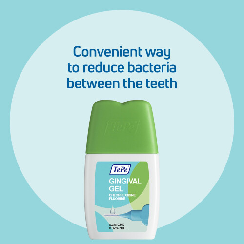 Tepe TePe Gingival Gel, Mint Flavour, Effective Against Plaque, with 1