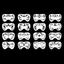 16PCS DIY Hollow Stencils for Wall & Canvas Art