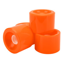 4Pcs Orange PU Scooter Wheels 70x51mm Strong Grip Durable