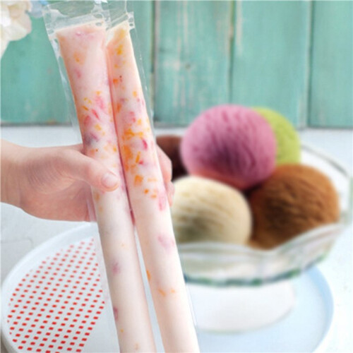 400 Pcs Disposable DIY Ice  Mold Cream Tools Mold Freezer  Molds Ice Pack Icecream Self-Styled Bag 2