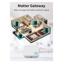 2X TTLOCK G6 Matter Gateway Remote Control Unlock to Wifi Router for Home Security Real- Monitoring