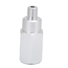 Aluminiumlegierung Kühlmitteltemperatursensor Adapter M12x1,5 auf 1/2 Zoll NPT Silber