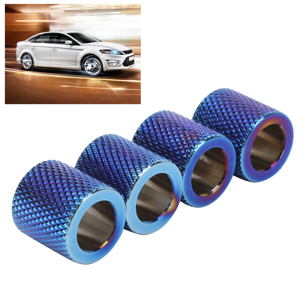 4Pcs Aluminium Alloy Car Headrest Collar Rings For Suv Truck Interior Decor 4641391245876