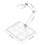 30pcs Clear Action Figure Stand,Display Holder Base Doll Model Figure Support Stand Doll Model Support Stand 5