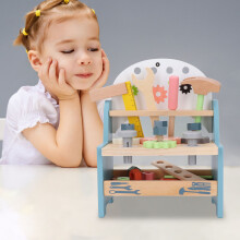 Wooden Kids Repair Tool Bench for Children Above 3 Years Old