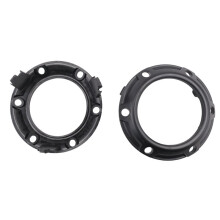 2PCS New Front Fog Light Lamp Black Cover Frame 6400A739 for Outlander 2007 2008 2009
