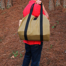 (Carmel) Wood Log Carrier - Spacious Stove Accessory