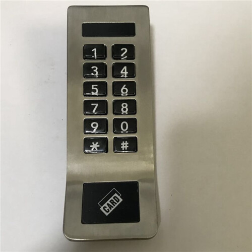 3X Stainless Steel Panel Digital Electronic RFID & Password Keypad Number Cabinet Door Code Lock with PULLER