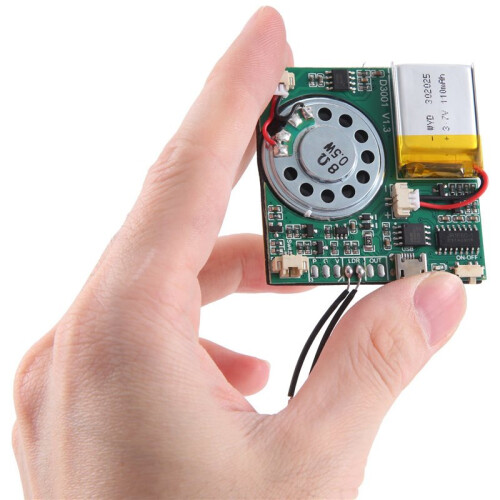 3X USB Recording Music Module DIY MP3 Recordable Sound Module USB Downloadable Sound Module, Light Control 2