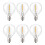 48Pcs G40 Led Replacement Light Bulbs, E12 Screw Base Shatterproof LED Globe Bulbs for Solar String Lights Warm White 2