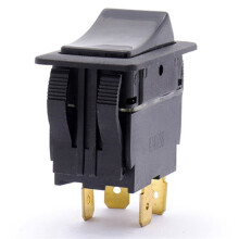 5X HY60E 4-Pins 20A 125V/250V 2HP Industriële aan-Uit-Tuimelschakelaars met Drukknop