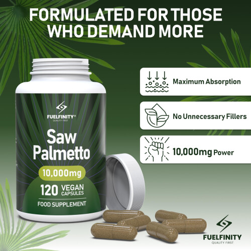 Tested Pure Saw+ | 10000 mg Maximum Strength Serving | Fast Absorption 2
