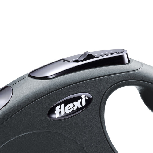 flexi flexi New Classic Retractable Lead Tape, Small, 5 m, Black 2