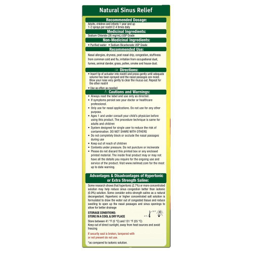 NeilMed NasaMist Hypertonic Saline Spray 2
