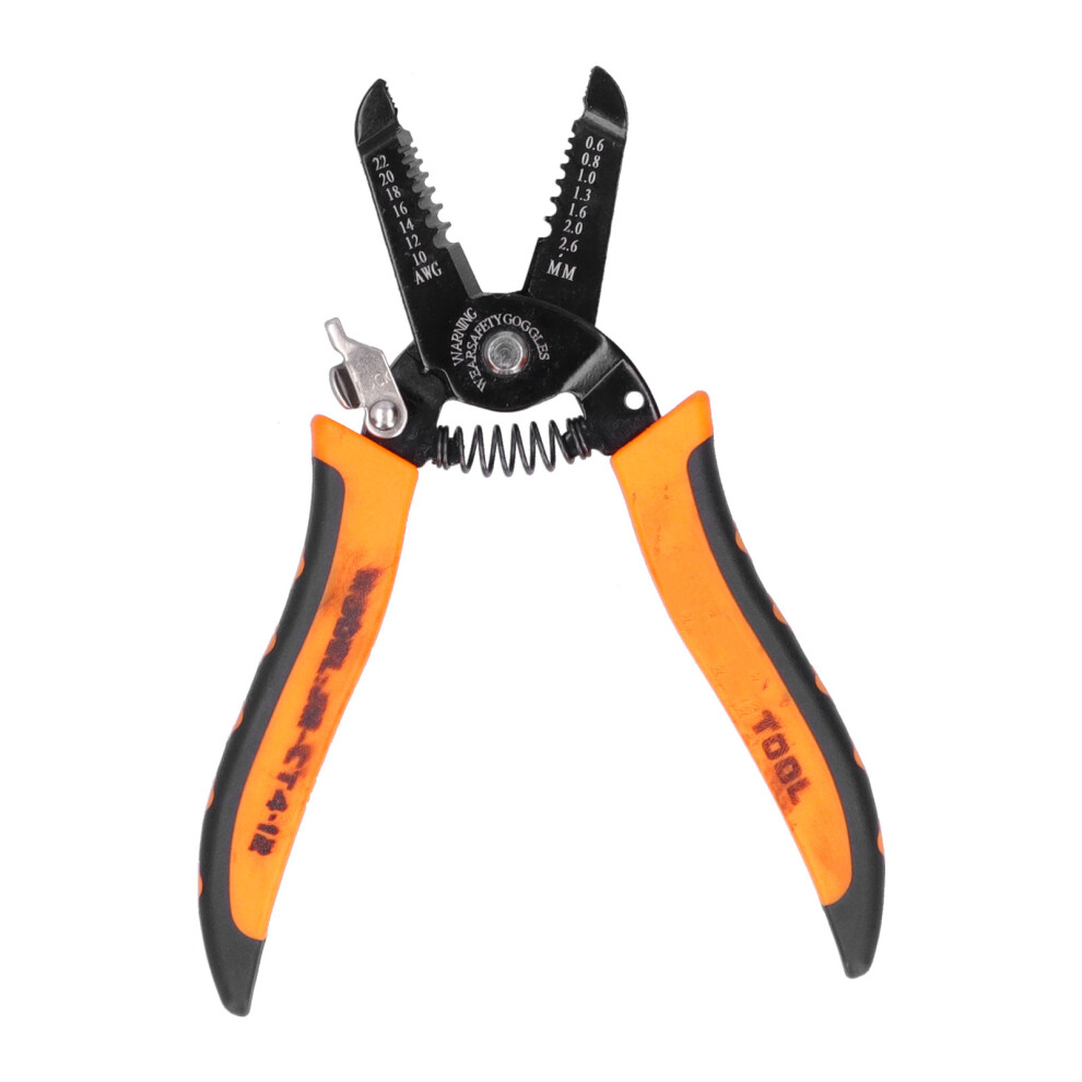 Steel Wire Stripper Pliers 7in Ergonomic