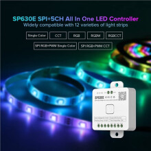 3X SP630E Bluetooh LED Controller Support PWM Monochrome CCT RGB RGBW RGBCCT or SPI TTL IC Chip LED Strip WS2811 WS2812B