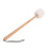 Wool Fleece Drum Mallet with Beech Wood Handle, White, Large 1