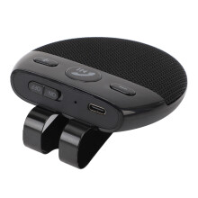 Car Bluetooth Speaker with 600mAh Battery, Hands-Free, Visor Clip