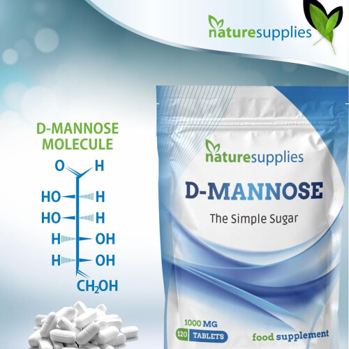 D Mannose Tablets 1000mg - 120 Pack Dmannose Tablets - (Not D Mannose Capsules o 2