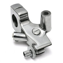 3Stück 25 mm 1 Zoll Motorrad Kupplungs Hebel Halter für Shadow 600 VT750 Silber Aluminium Legierung
