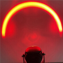 5X Luz de Advertência LED em Arco Vermelho em Forma de U para Empilhadeiras, 12-100V, com Visibilidade Aprimorada.