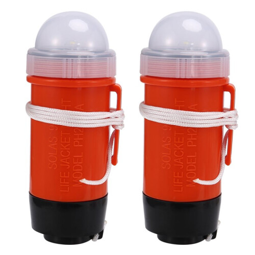 4Pcs LED Life Jacket Emergency Light Surf Life Jacket Light LED Life Jacket Light  Saving Flashlight Dry Power 1
