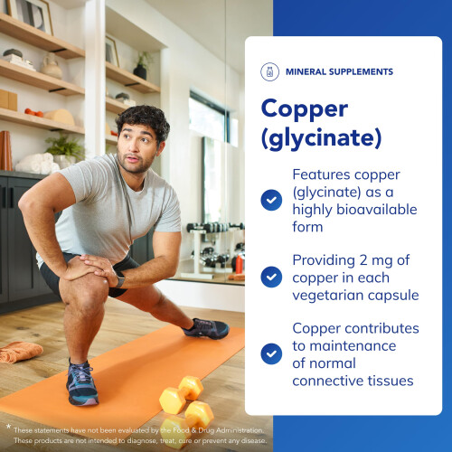 pure encapsulations Pure Encapsulations Copper Glycinate - Support for Normal Function of the Immune System, 60 Capsules 1