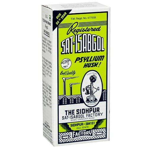 Sat-Isabgol (Psyllium Husk) 100g (Pack of 3) 1